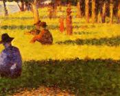 乔治修拉 - La Grande Jatte, White Dog